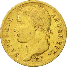 France, Napoléon I, 20 Francs, 1812, Paris, EF(40-45), Gold, KM:695.1