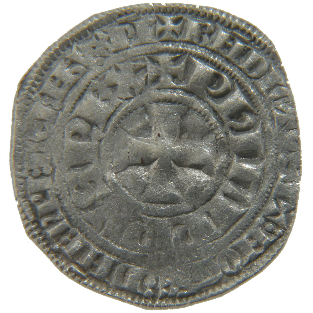 FRANCE, Gros Tournois, VF(20-25), Silver, Ciani #206, 3.90