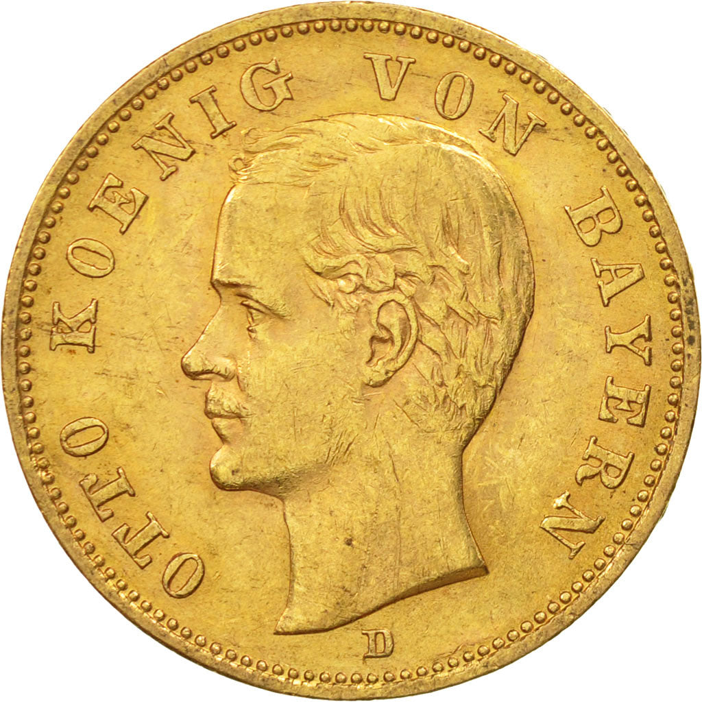Stati tedeschi, BAVARIA, Otto, 20 Mark, 1900, Munich, SPL-, Oro, KM:920