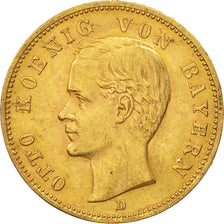 Deutsch Staaten, BAVARIA, Otto, 20 Mark, 1900, Munich, VZ, Gold, KM:920
