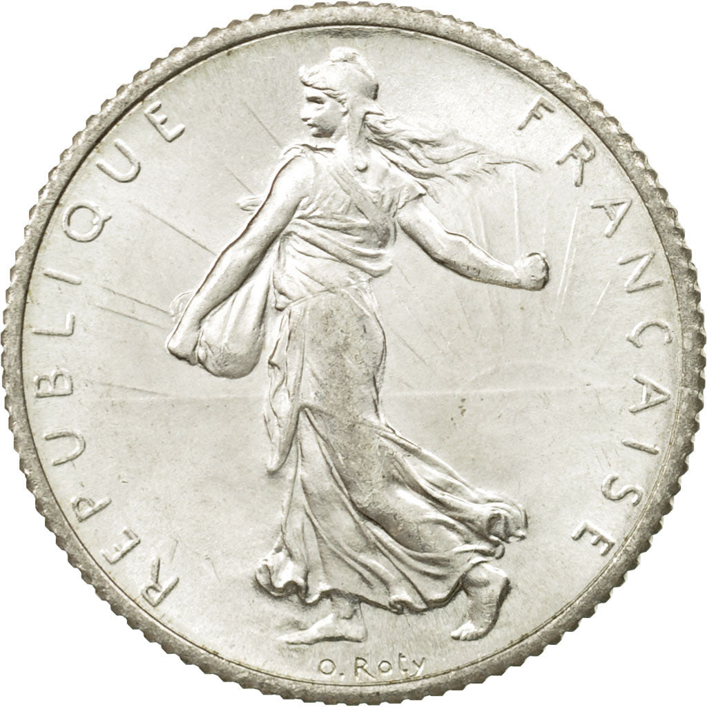Monnaie, France, Semeuse, Franc, 1916, Paris, FDC, Argent, KM:844.1, Gadoury:467