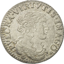 Monnaie, France, DOMBES, 1/12 Ecu, 1668, TTB+, Argent
