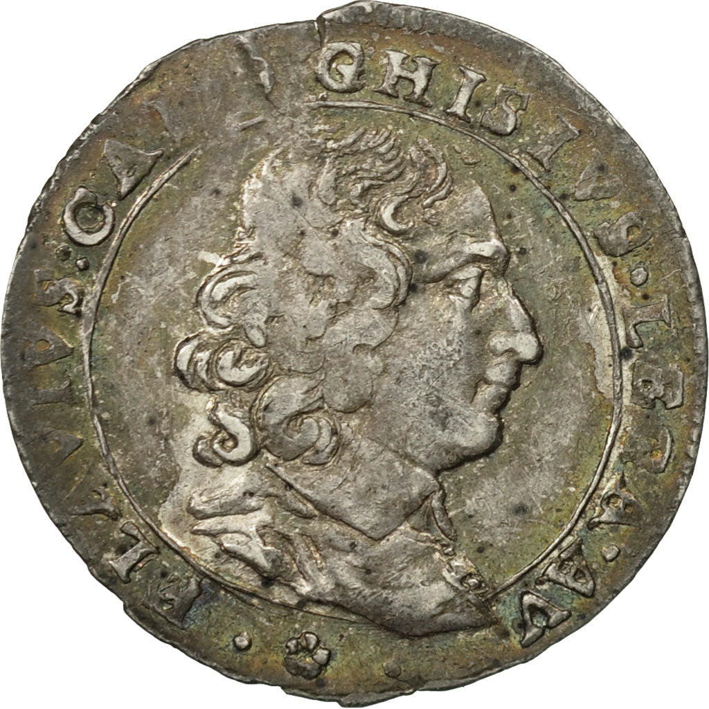 Italien Staaten, PAPAL STATES-AVIGNON, Alexander VII, Luigino, 1663, SS, KM:94