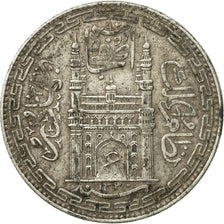 Moneta, INDIA - STATI PRINCIPESCHI, HYDERABAD, Mir Usman Ali Khan, Rupee, 1911