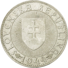 Slovacchia, 10 Korun, 1944, BB+, Argento, KM:9.2