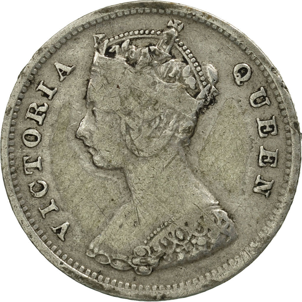 Hong Kong, Victoria, 10 Cents, 1901, VF(30-35), Silver, KM:6.3
