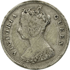 Hong Kong, Victoria, 10 Cents, 1901, VF(30-35), Silver, KM:6.3
