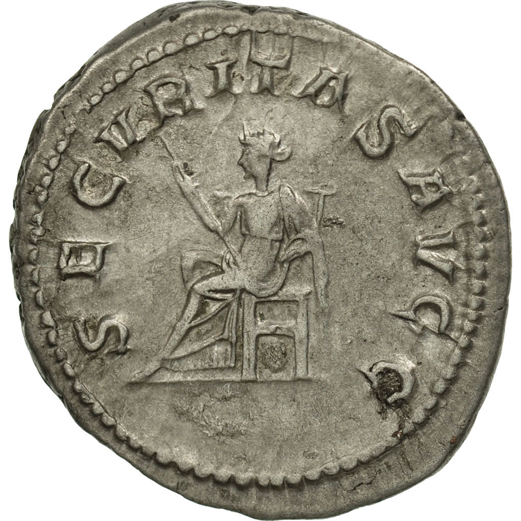 Gordian I, Denarius, Rome, BB+, Argento, RIC:5