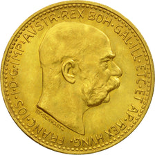 Autriche, Franz Joseph I, 10 Corona, 1912, SPL+, Or, KM:2816