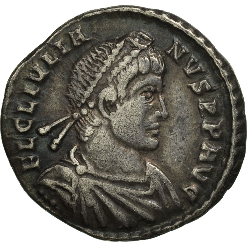 Moneta, Julian II, Siliqua, Lyons, BB, Argento, RIC:233