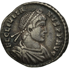 Moneta, Julian II, Siliqua, Lyons, BB, Argento, RIC:233