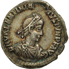 Coin, Valentinian II, Siliqua, Aquileia, AU(55-58), Silver, RIC:15d
