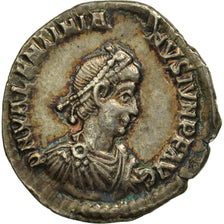 Monnaie, Valentinian II, Silique, Aquilée, SUP, Argent, RIC:15d