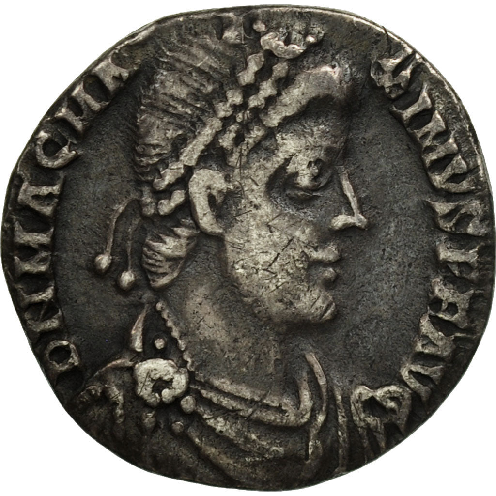 Magnus Maximus, Silique, Milan, TTB, Argent, RIC:19a