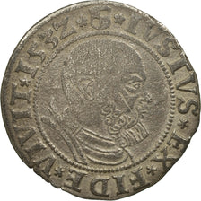 Deutsch Staaten, PRUSSIA, Albrecht von Brandenburg, Groschen, 1532, S+, Silber