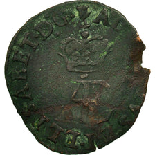 Coin, Spanish Netherlands, BRABANT, Albert et Isabelle (1598-1621), 2 Denier, 8