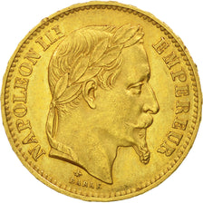 Moneda, Francia, Napoleon III, Napoléon III, 20 Francs, 1868, Paris, EBC, Oro