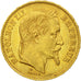 Moneda, Francia, Napoleon III, Napoléon III, 20 Francs, 1868, Paris, EBC, Oro