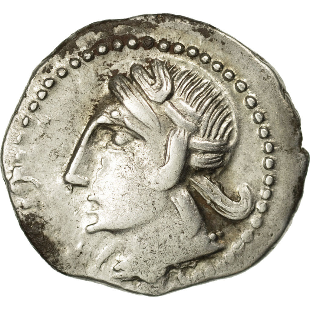 Coin, Bituriges, Denarius, AU(50-53), Silver, Delestrée:3433
