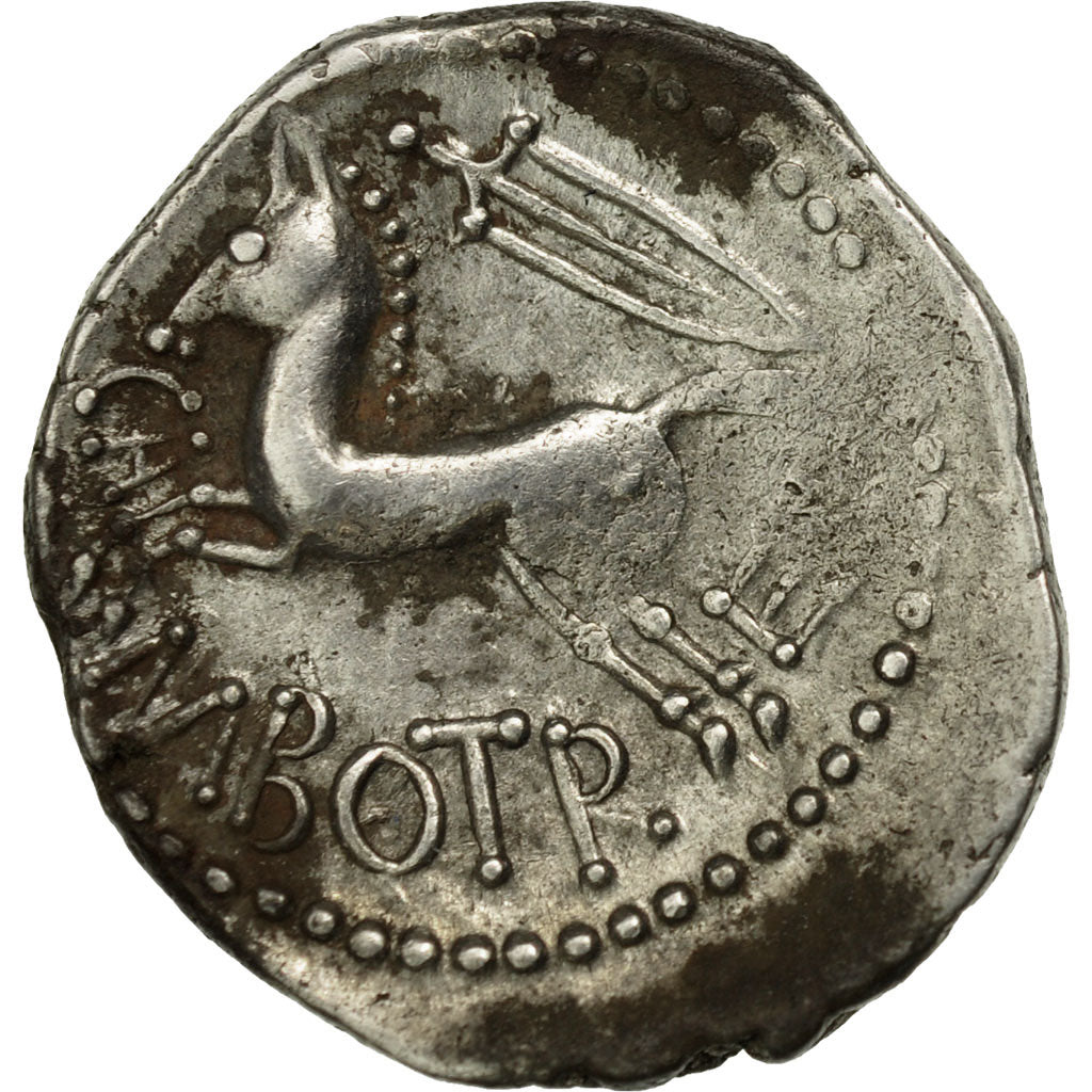 Coin, Bituriges, Denarius, AU(50-53), Silver, Delestrée:3433