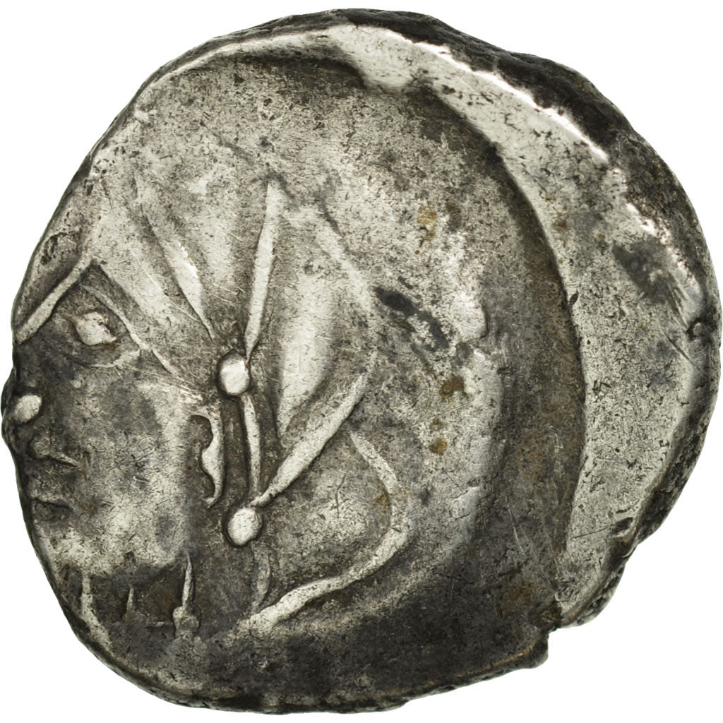 Moneda, Bituriges, Denarius, MBC, Plata