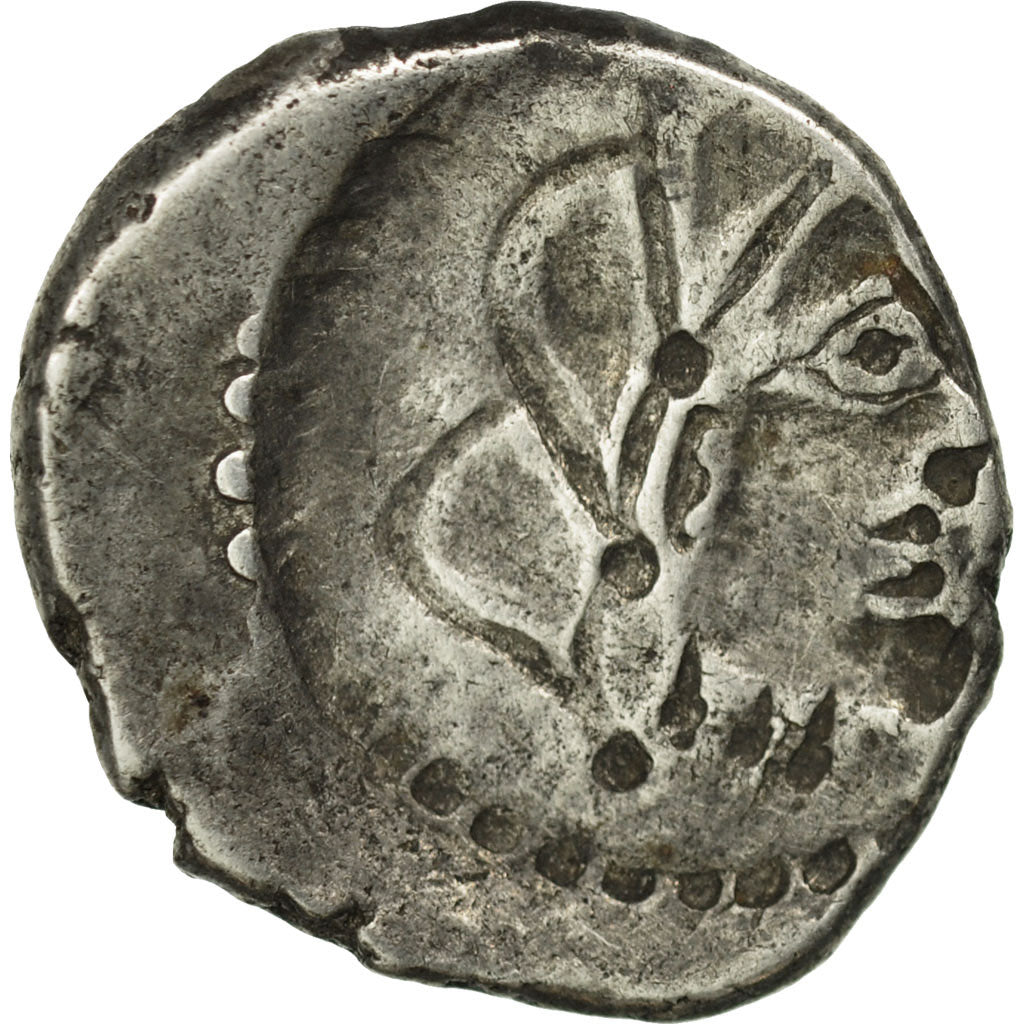 Moneda, Bituriges, Denarius, MBC, Plata