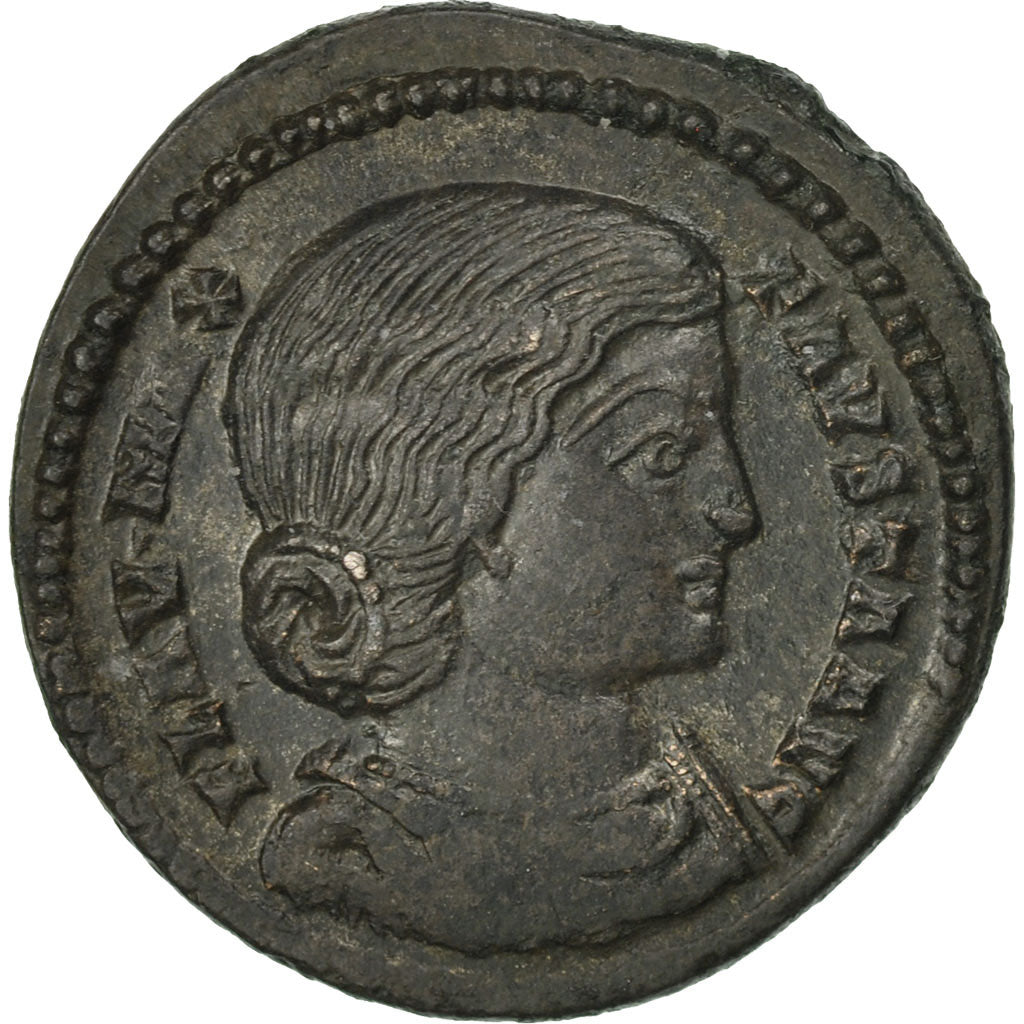 Münze, Fausta, Follis, Lyons, VZ, Bronze, RIC:235
