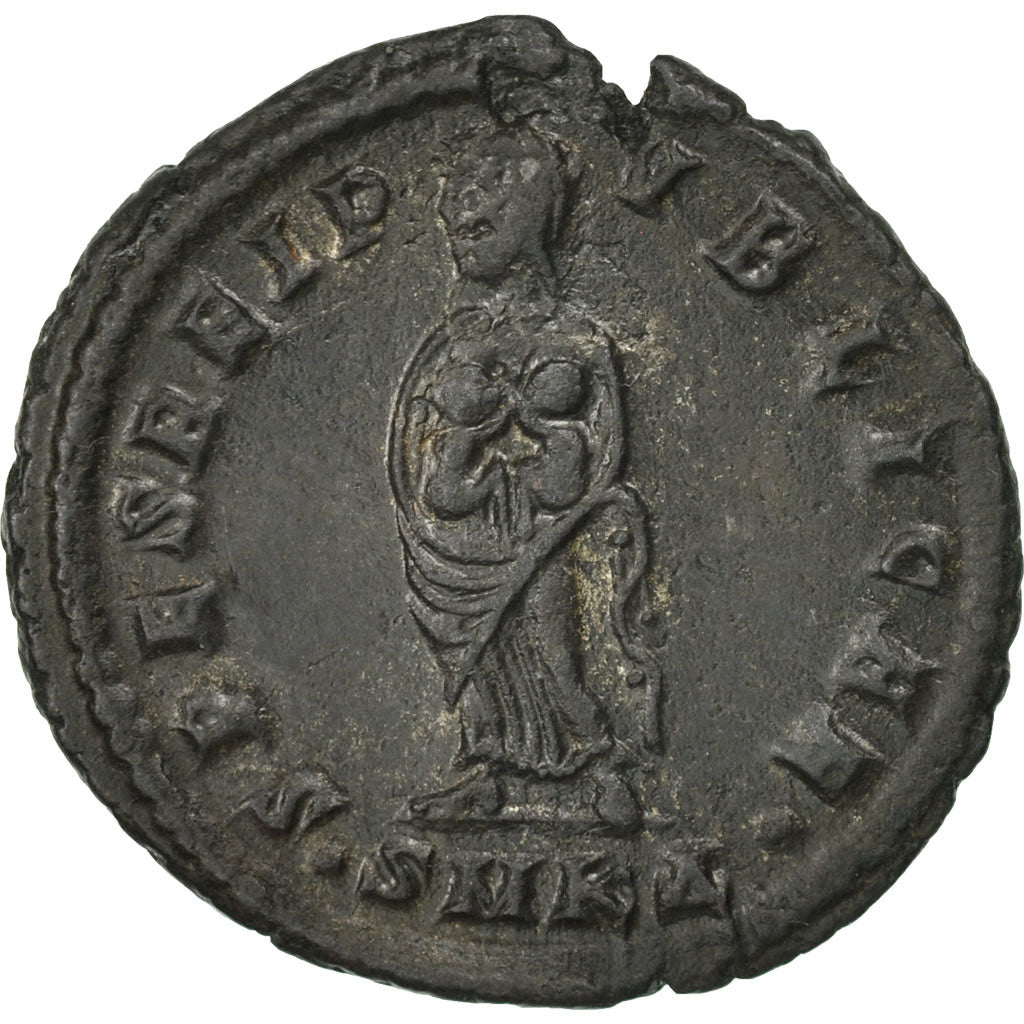 Münze, Fausta, Follis, Kyzikos, VZ, Bronze, RIC:50