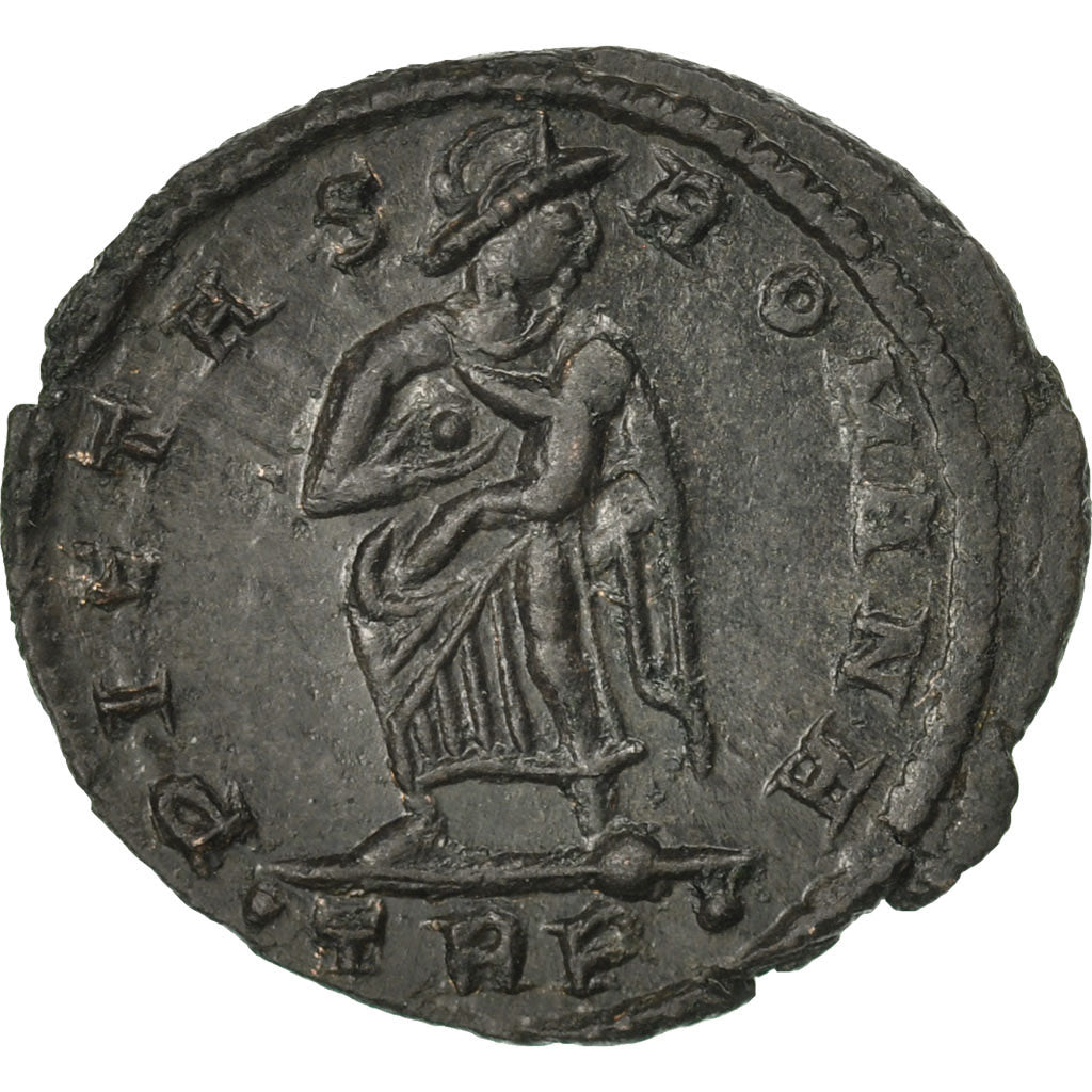 Coin, Theodora, Follis, Trier, AU(55-58), Bronze, RIC:65