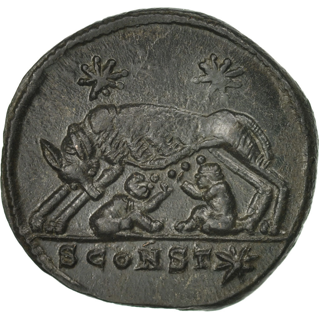 Coin, City Commemoratives, Follis, Arles, AU(50-53), Bronze, RIC:351