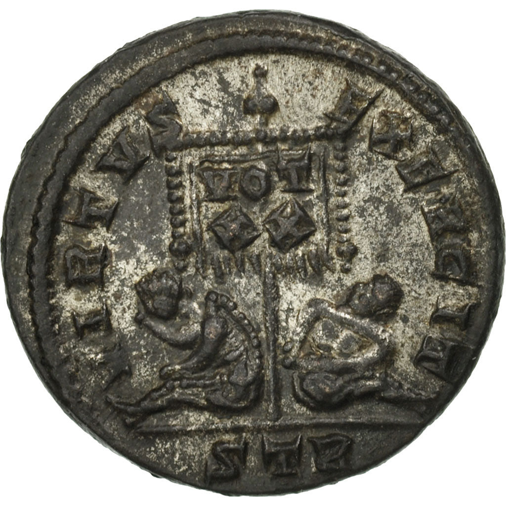 Coin, Crispus, Follis, Trier, MS(63), Bronze, RIC:269