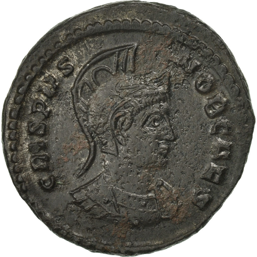Coin, Crispus, Follis, Trier, AU(55-58), Bronze, RIC:261
