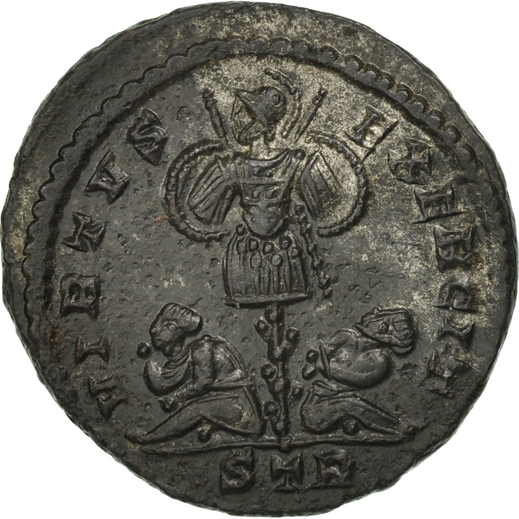 Coin, Crispus, Follis, Trier, AU(55-58), Bronze, RIC:261