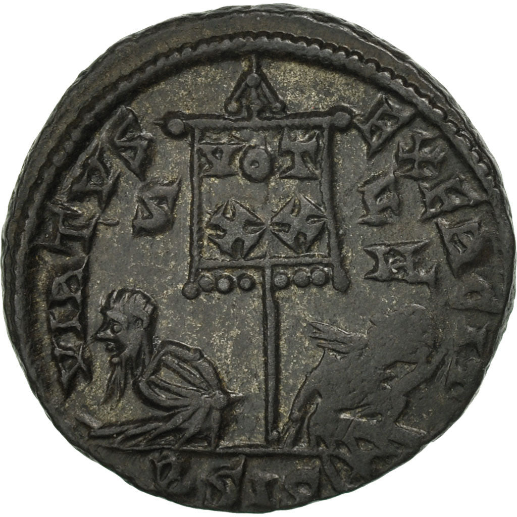 Münze, Licinius I, Follis, Siscia, VZ, Bronze, RIC:129