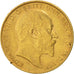Monnaie, Grande-Bretagne, Edward VII, 1/2 Sovereign, 1905, TTB, Or, KM:804