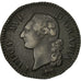 Moneta, Francia, Louis XVI, Sol ou sou, Sol, 1782, Orléans, BB+, Rame