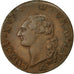 Münze, Frankreich, Louis XVI, Sol ou sou, Sol, 1791, Orléans, SS+, Kupfer