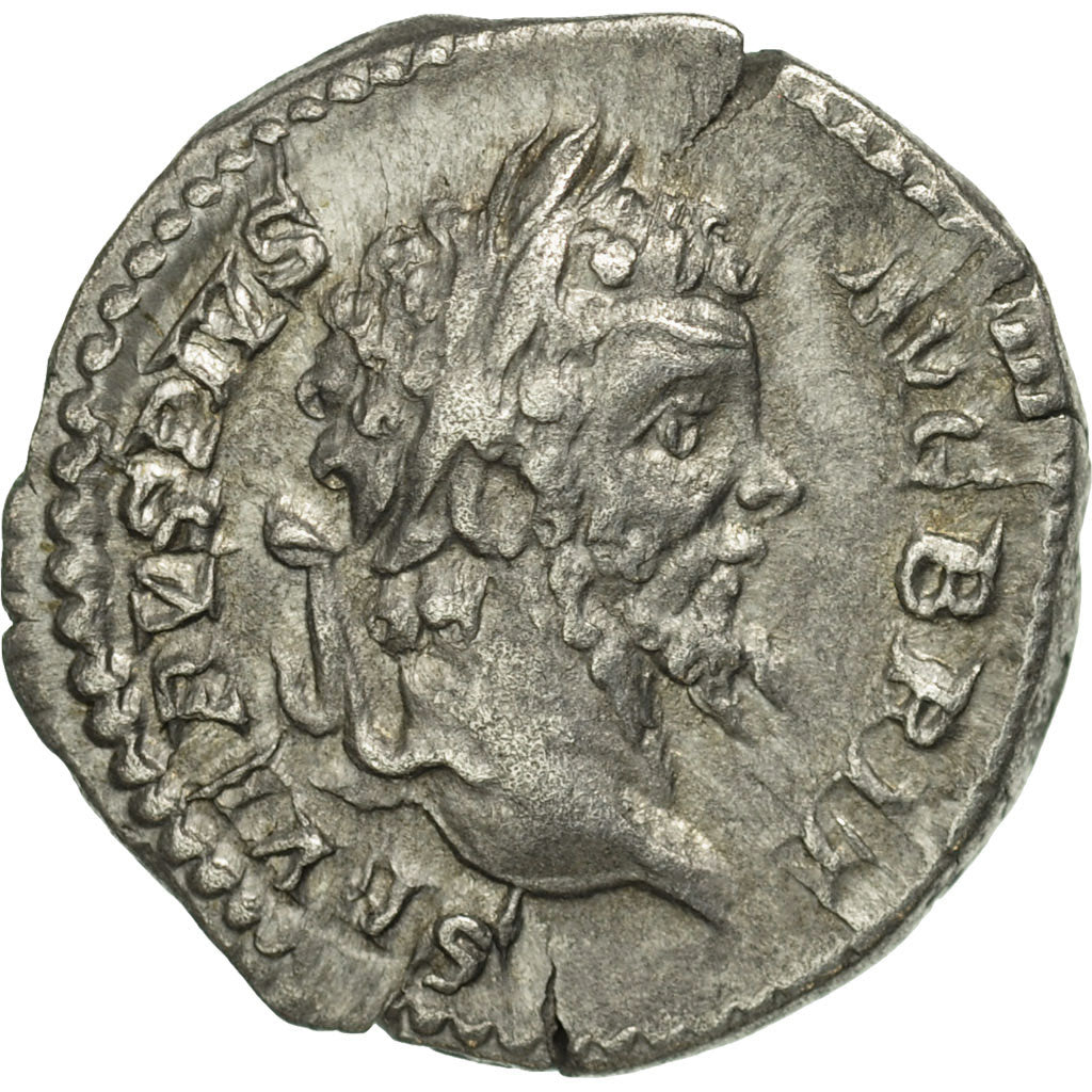 Septimius Severus, Denarius, Rome, BB+, Argento, RIC:335