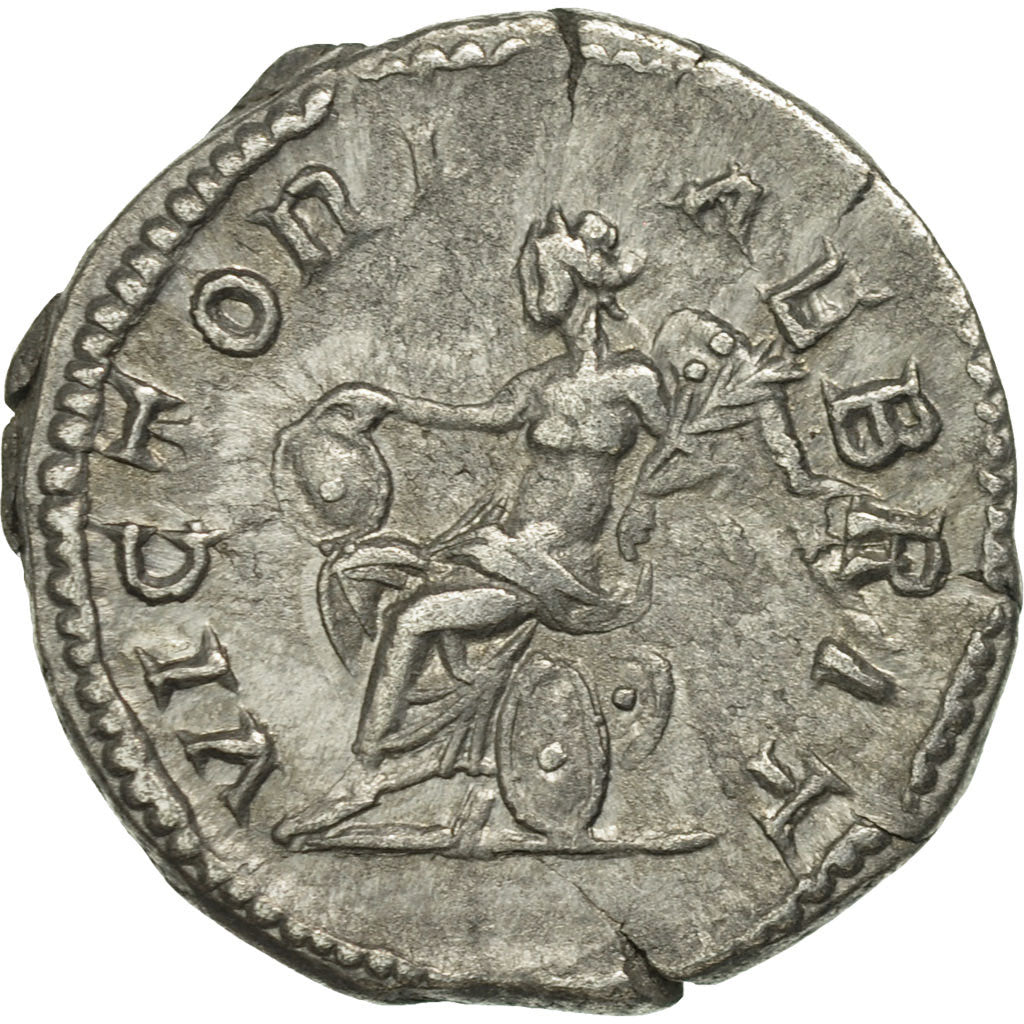 Septimius Severus, Denarius, Rome, BB+, Argento, RIC:335