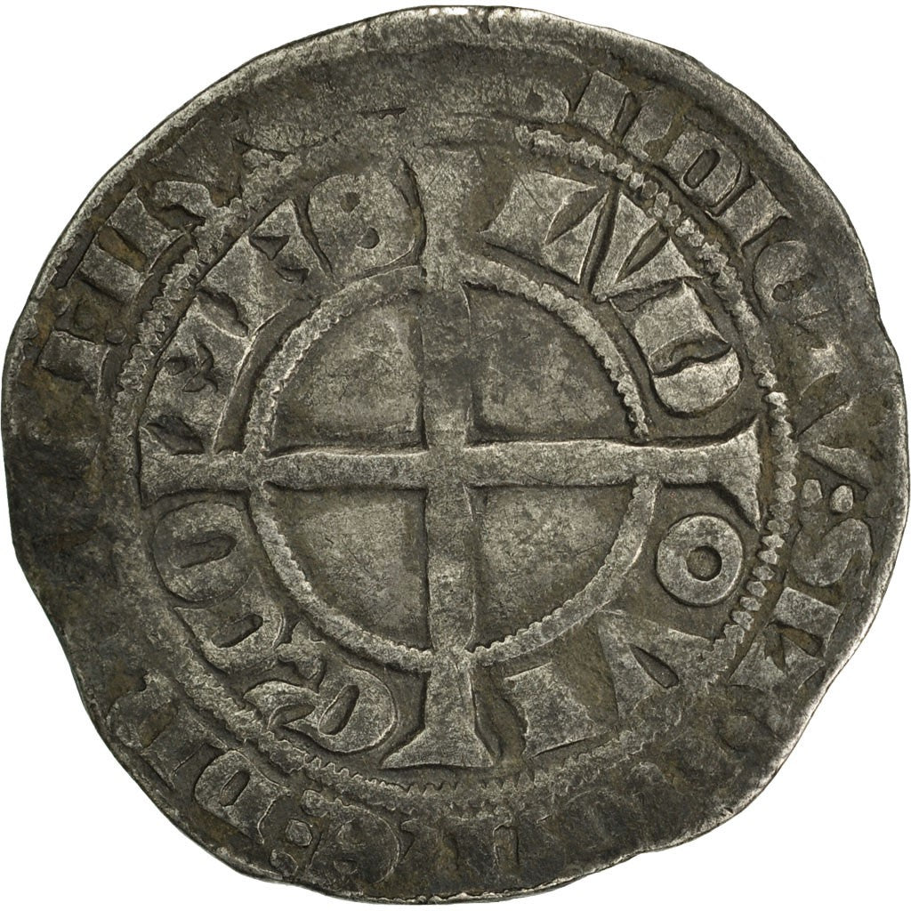 Coin, France, Flanders, Louis II, Gros, VF(30-35), Silver, Boudeau:2230