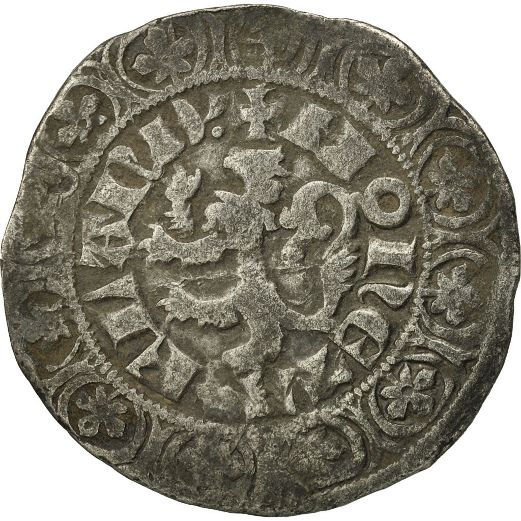 Coin, France, Flanders, Louis II, Gros, VF(30-35), Silver, Boudeau:2230