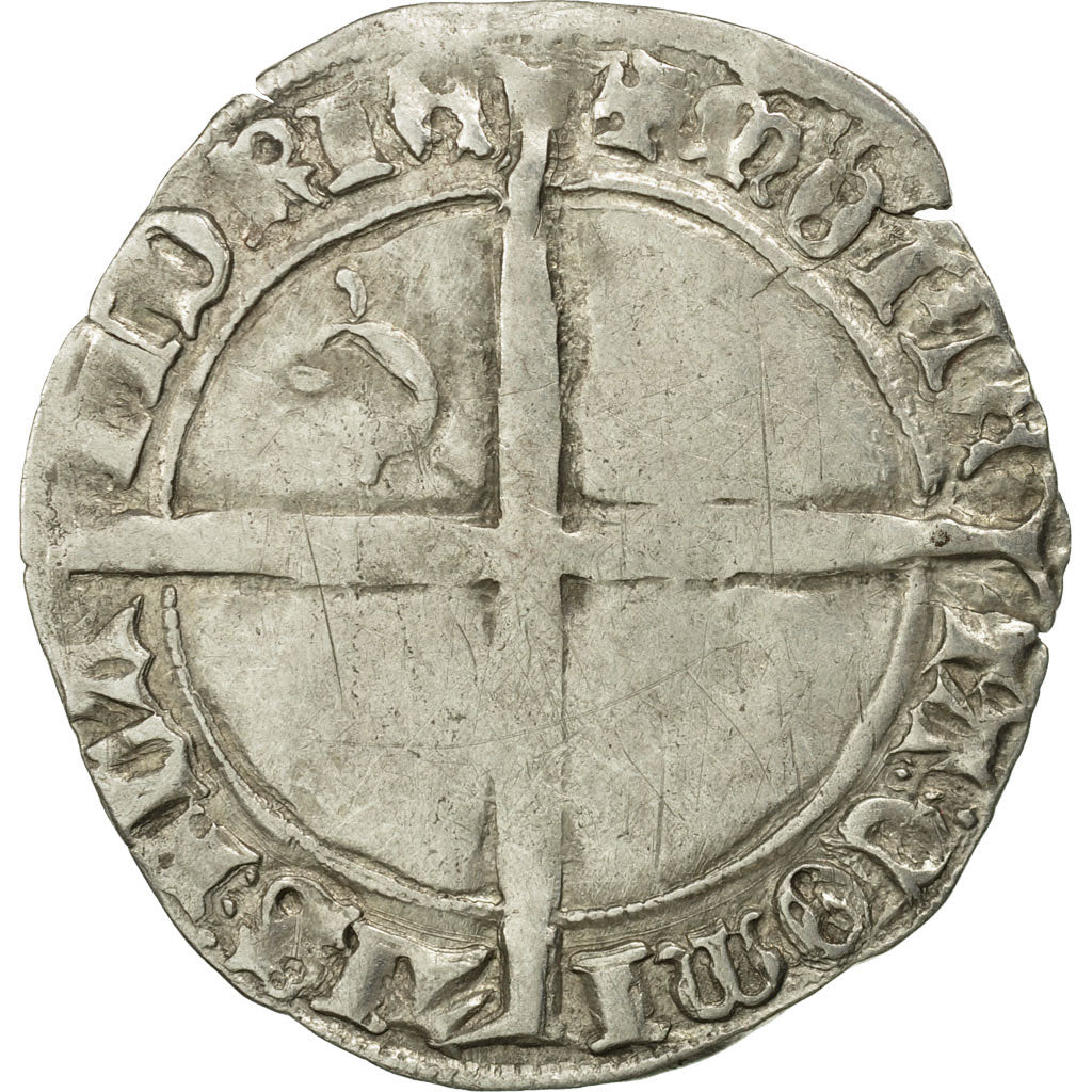Coin, France, Flanders, Double Gros, VF(20-25), Silver, Boudeau:2260