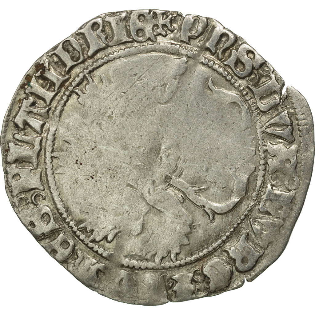Coin, France, Flanders, Double Gros, VF(20-25), Silver, Boudeau:2260