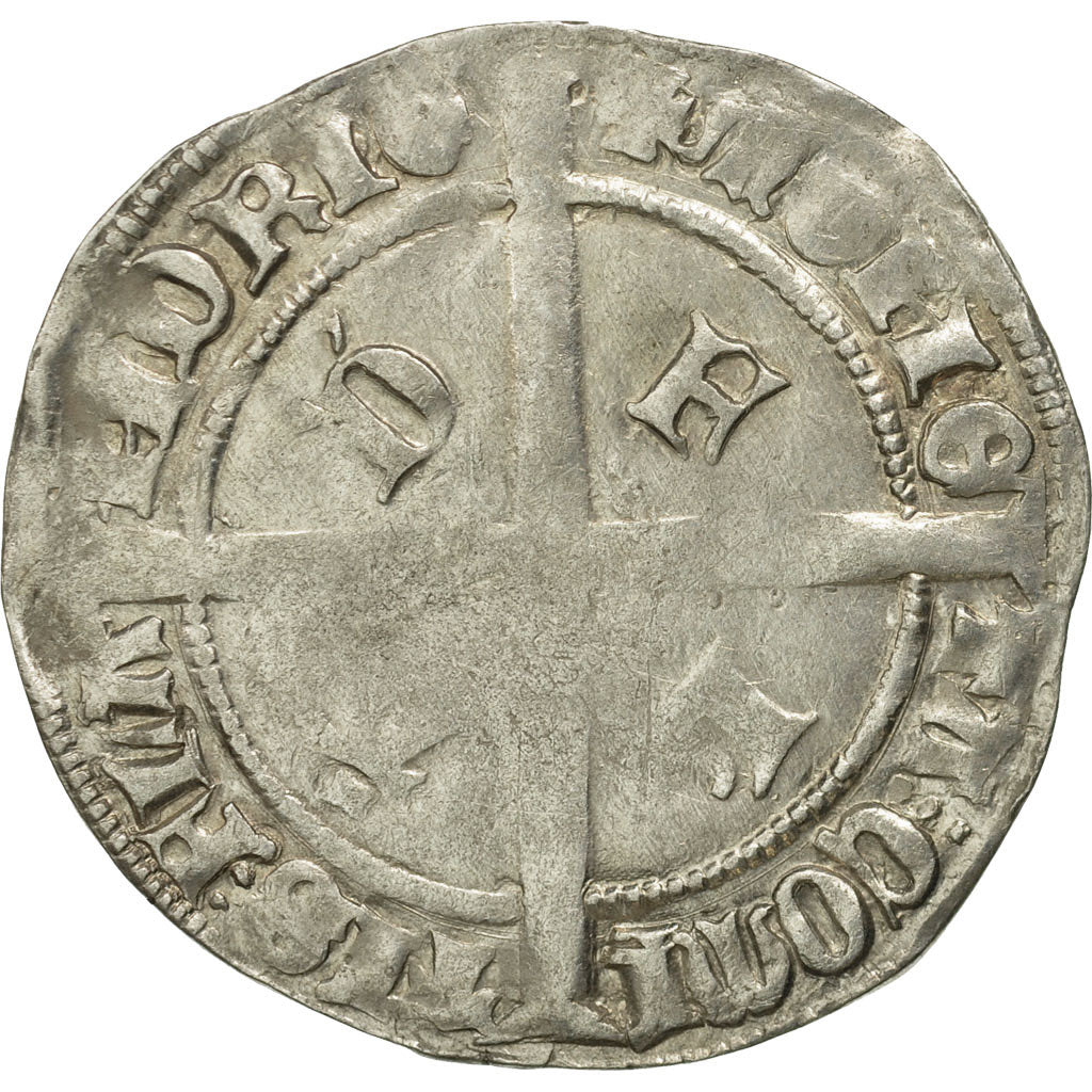 Coin, France, Flanders, Double Gros, VF(30-35), Silver, Boudeau:2260