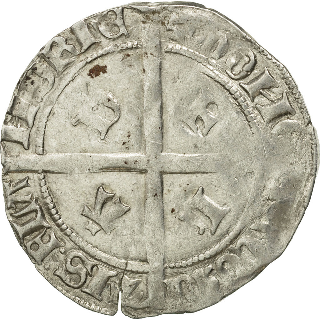 Coin, France, Flanders, Double Gros, EF(40-45), Silver, Boudeau:2260