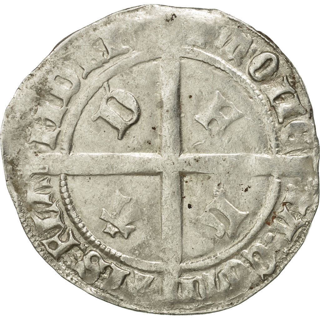 Coin, France, Flanders, Double Gros, EF(40-45), Silver, Boudeau:2260