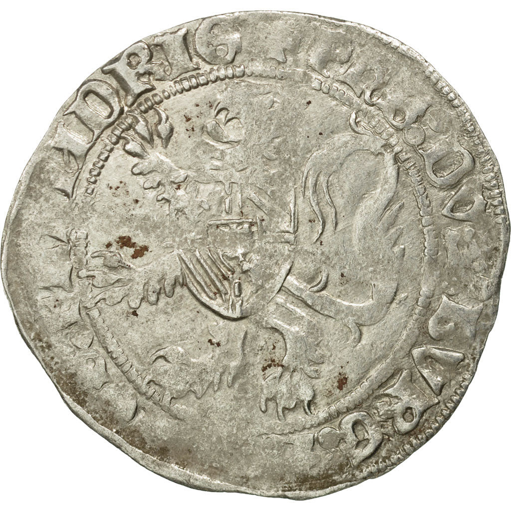 Coin, France, Flanders, Double Gros, EF(40-45), Silver, Boudeau:2260
