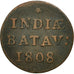 NETHERLANDS EAST INDIES, Duit, 1808, Dordrecht, VF(20-25), Copper, KM:76