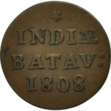 NETHERLANDS EAST INDIES, Duit, 1808, Dordrecht, VF(30-35), Copper, KM:76