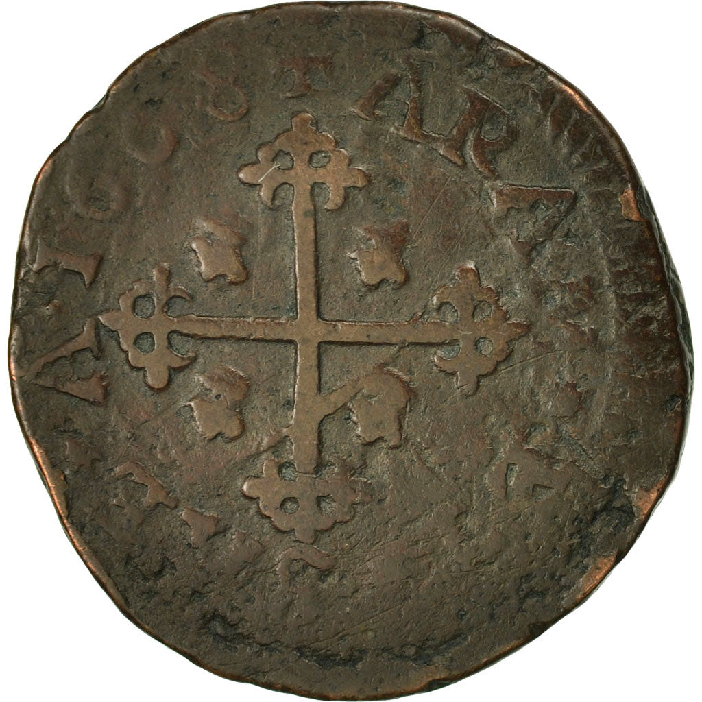 Moneda, Estados italianos, CAGLIARI, Carlo II, 3 Cagliarese, 6 Denari, 1668